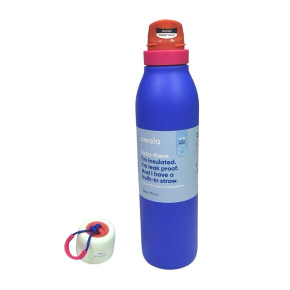Owala FreeSip Twist Stainless Steel Water Bottle - 24 Oz - Purple - Picture 1 of 3